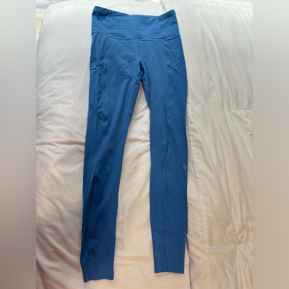 Lululemon FAST AND FREE BRUSHED FABRIC HIGH-RISE TIGHT 28"